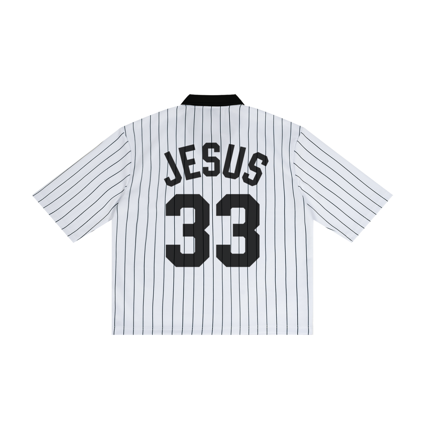 Unisex Pinstripe Collared Soccer Jersey
