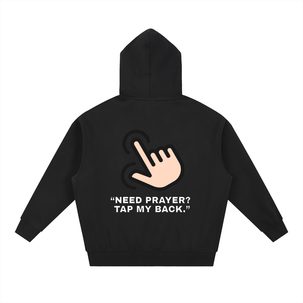 RTF ( Tap-my-back) Black Hoodie