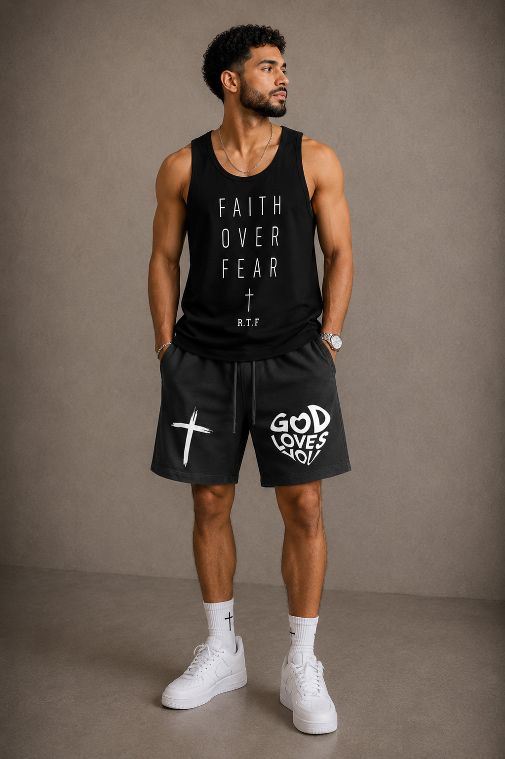 RTF Faith Over Fear Tank Top