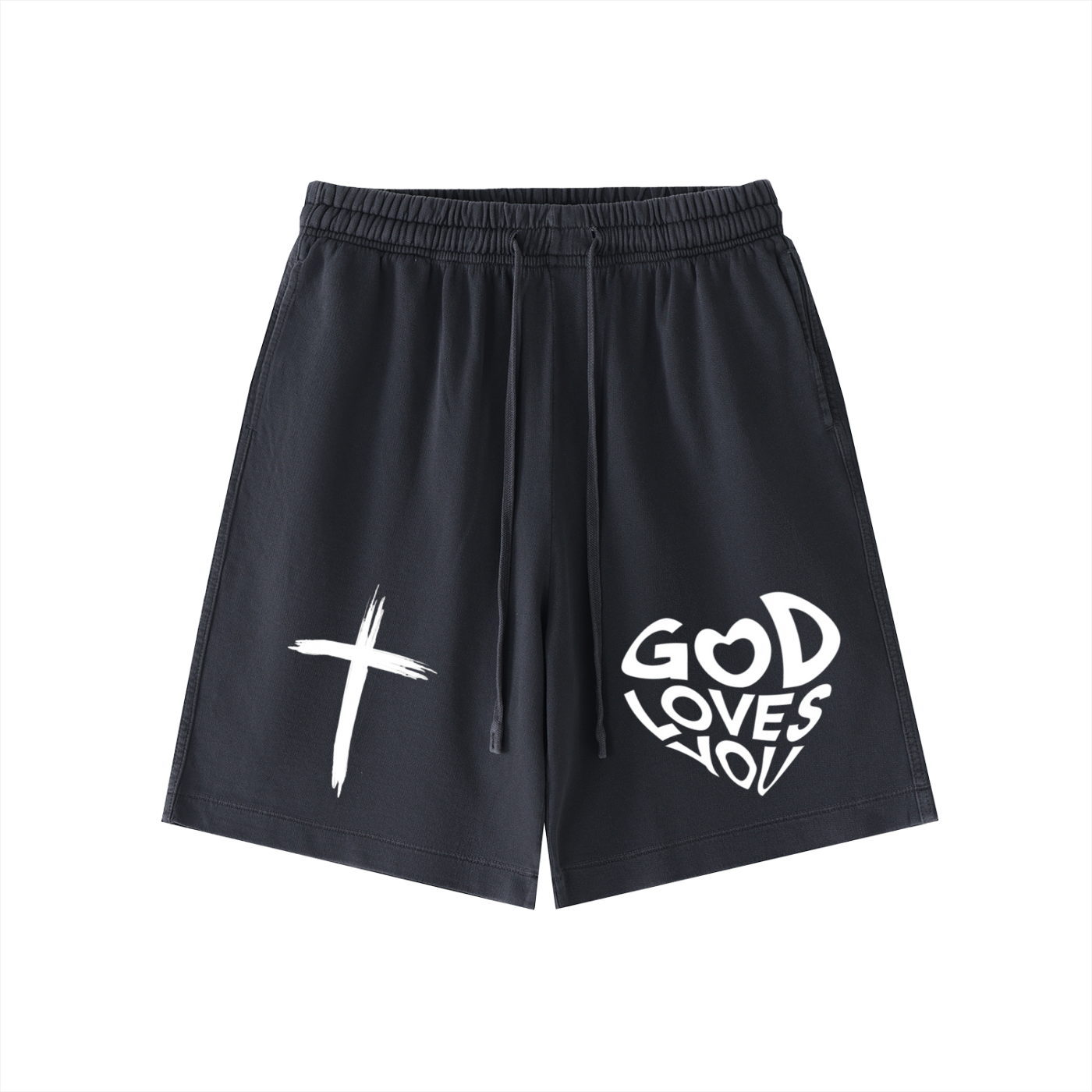 Vintage Wash Cotton Shorts